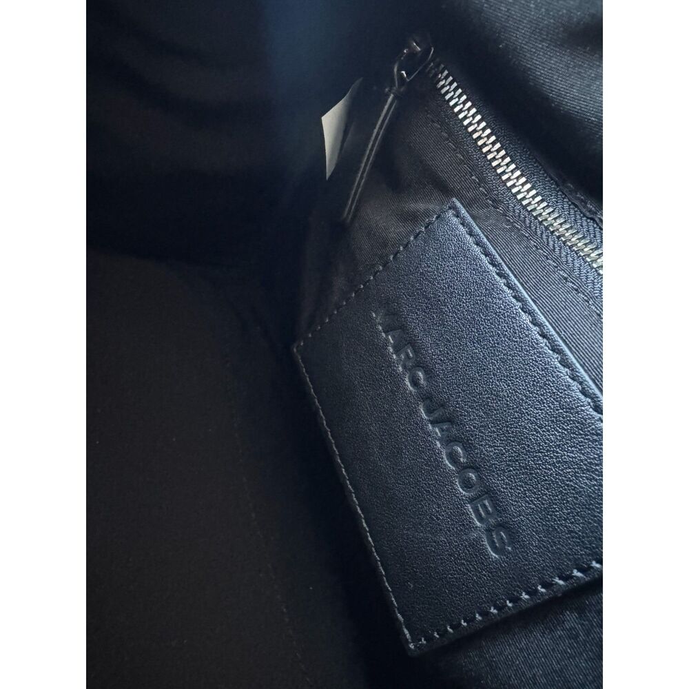 Marc Jacobs Pushlock Bag Black Leather Crossbody Satchel NWT - Picture 4 of 10